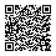 Código QR para número de telefone +17077066504