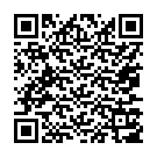 QR Code pour le numéro de téléphone +17077107437