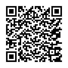 Código QR para número de teléfono +17077107833