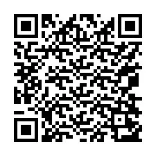 QR-code voor telefoonnummer +17078253270