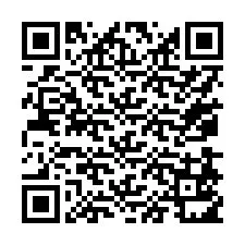 Código QR para número de teléfono +17078511009