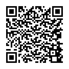 QR-Code für Telefonnummer +17078840022