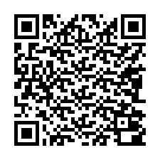 Código QR para número de teléfono +17082000136