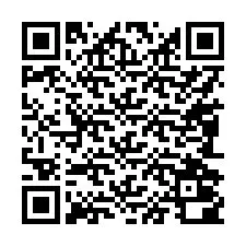 Código QR para número de teléfono +17082000786