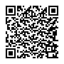 Código QR para número de teléfono +17082920134