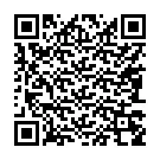 QR-код для номера телефона +17083258086