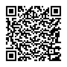 Código QR para número de teléfono +17083303055