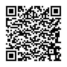 Kod QR dla numeru telefonu +17083664714