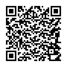 QR-koodi puhelinnumerolle +17084010605