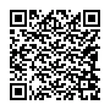 Código QR para número de teléfono +17084029129