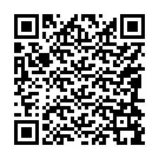 QR kód a telefonszámhoz +17084199118