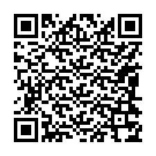 Código QR para número de telefone +17084374065