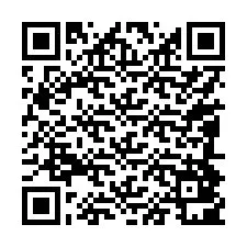 QR-koodi puhelinnumerolle +17084801618