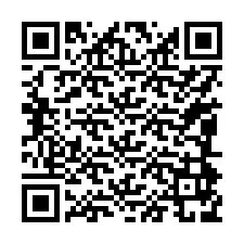 Código QR para número de telefone +17084979021