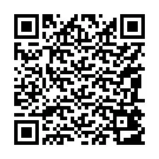 QR kód a telefonszámhoz +17085403450