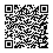 Código QR para número de telefone +17085513050