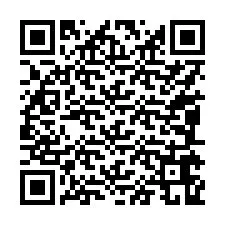 Código QR para número de telefone +17085669834