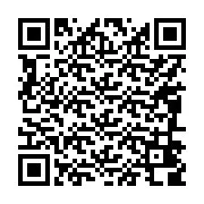 QR-koodi puhelinnumerolle +17086408012