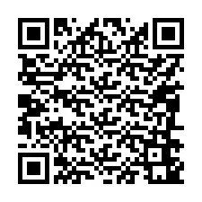 QR-koodi puhelinnumerolle +17086641253