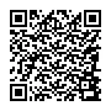 QR-koodi puhelinnumerolle +17086893348