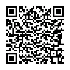 QR-code voor telefoonnummer +17087168038