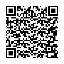 QR-code voor telefoonnummer +17087192072