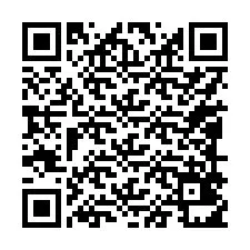 QR kód a telefonszámhoz +17089411699