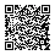 Código QR para número de teléfono +17089654487