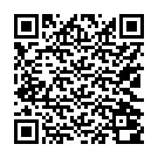 QR Code สำหรับหมายเลขโทรศัพท์ +17122000733