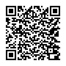 QR kód a telefonszámhoz +17122000977