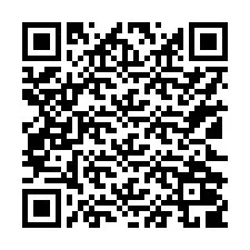 QR-koodi puhelinnumerolle +17122009341