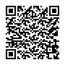 Código QR para número de telefone +17139428839