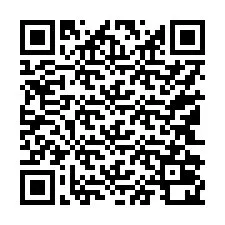 QR-код для номера телефона +17142020178