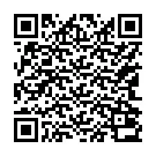 QR-koodi puhelinnumerolle +17142032249