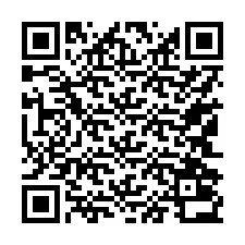 QR-kood telefoninumbri jaoks +17142032773