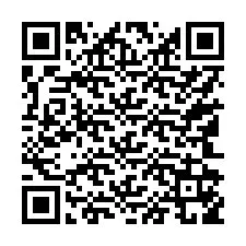 Código QR para número de teléfono +17142159018