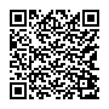 Codice QR per il numero di telefono +17142423290