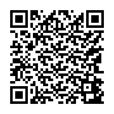 Codice QR per il numero di telefono +17142443058