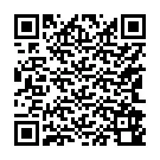 QR-koodi puhelinnumerolle +17142940946