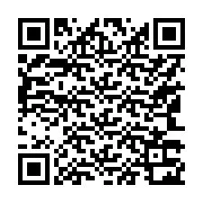 QR-koodi puhelinnumerolle +17143322906