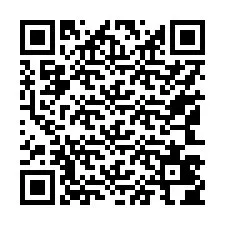 QR kód a telefonszámhoz +17143404503