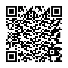 QR-koodi puhelinnumerolle +17143404925