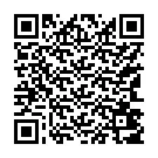 Kode QR untuk nomor Telepon +17143407744