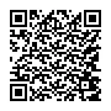 QR-Code für Telefonnummer +17143407778