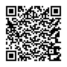 Código QR para número de teléfono +17143612901