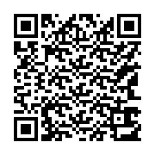 QR kód a telefonszámhoz +17143613811