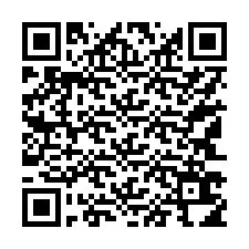 QR Code pour le numéro de téléphone +17143614670