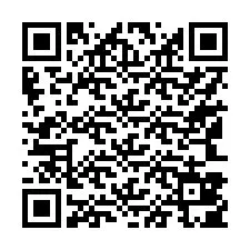 QR-code voor telefoonnummer +17143805406