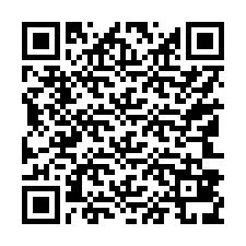 Código QR para número de teléfono +17143839208