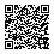 QR Code สำหรับหมายเลขโทรศัพท์ +17143867801